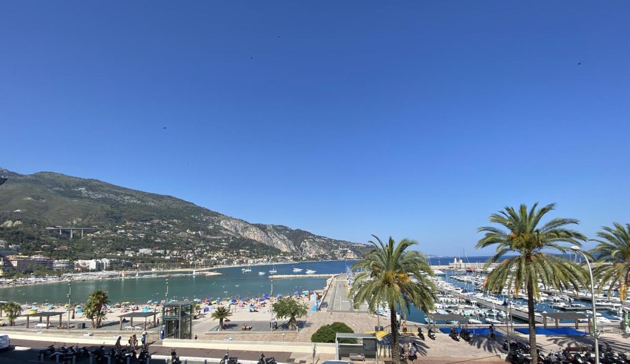 Sablettes Beach-Plage-Vue Mer-Centre Ville Menton Kültér fotó